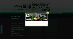 Desktop Screenshot of myloopdiscountgolfcard.com